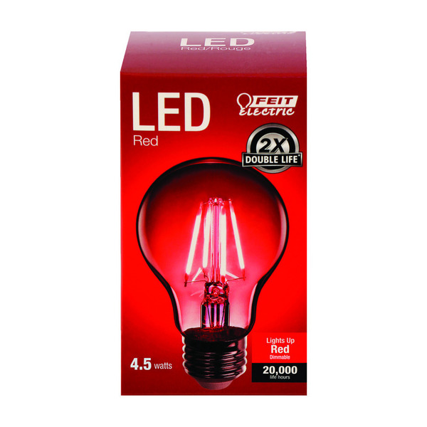 Feit Electric LED A19 E26 RED 30W A19/TR/LED